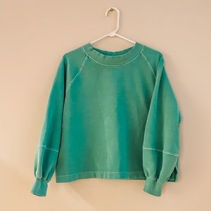 Green Old Navy sweatshirt